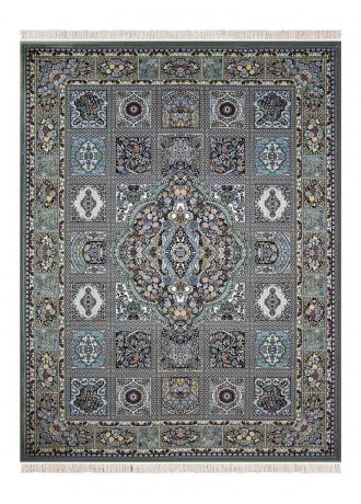 فرش ماشینی 700 شانه نیاوران طرح کژال زمینه فیلی