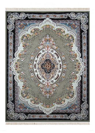 فرش ماشینی 700 شانه نیاوران طرح روناک زمینه فیلی